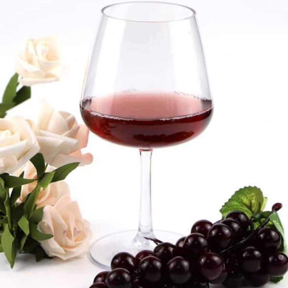 Plastic Red Wine Glasses | Shatter-Resistant Red Wine Glass | Plastic Red Wine Glassware